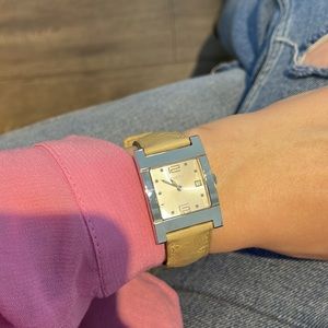 Gucci Watch with Ostrich Band